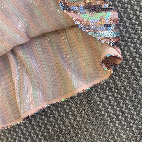 RIXO Kyla Sequin Stripe Mini Dress, size S - Picture 7 of 13